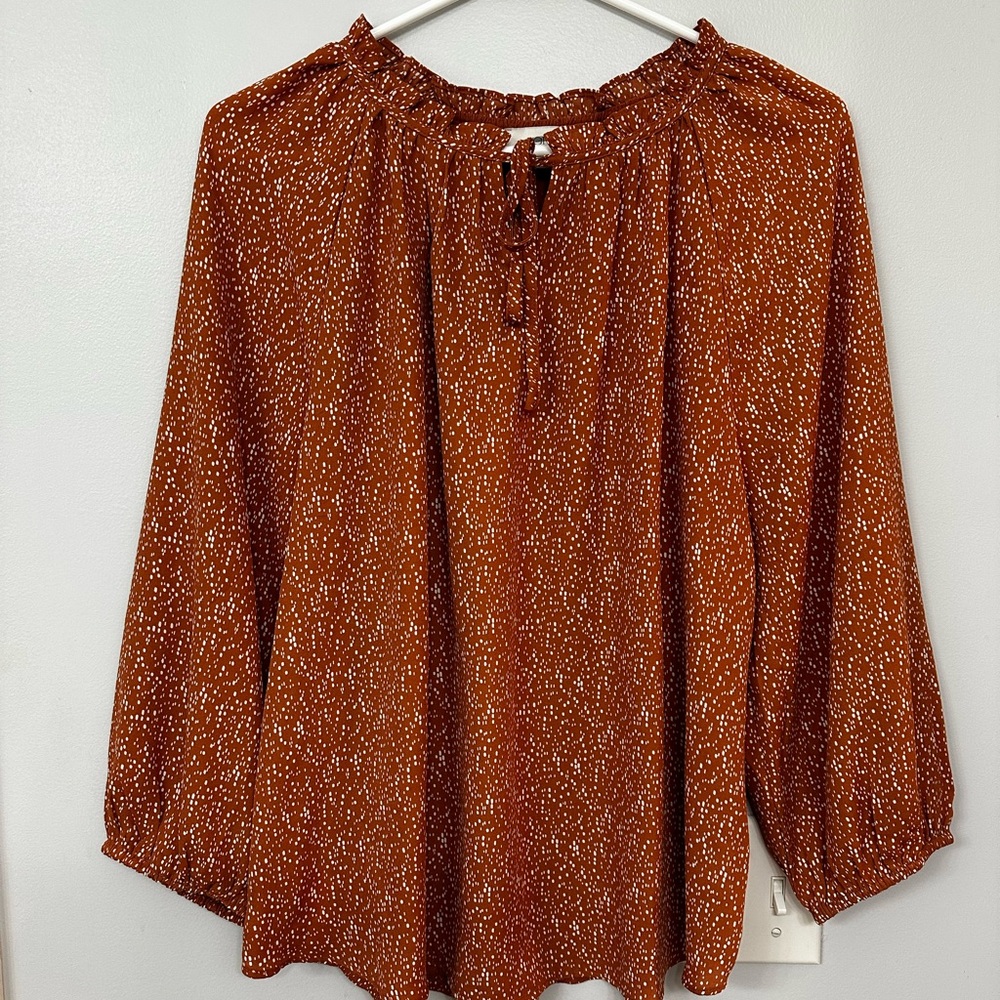Women's Rust Blouse